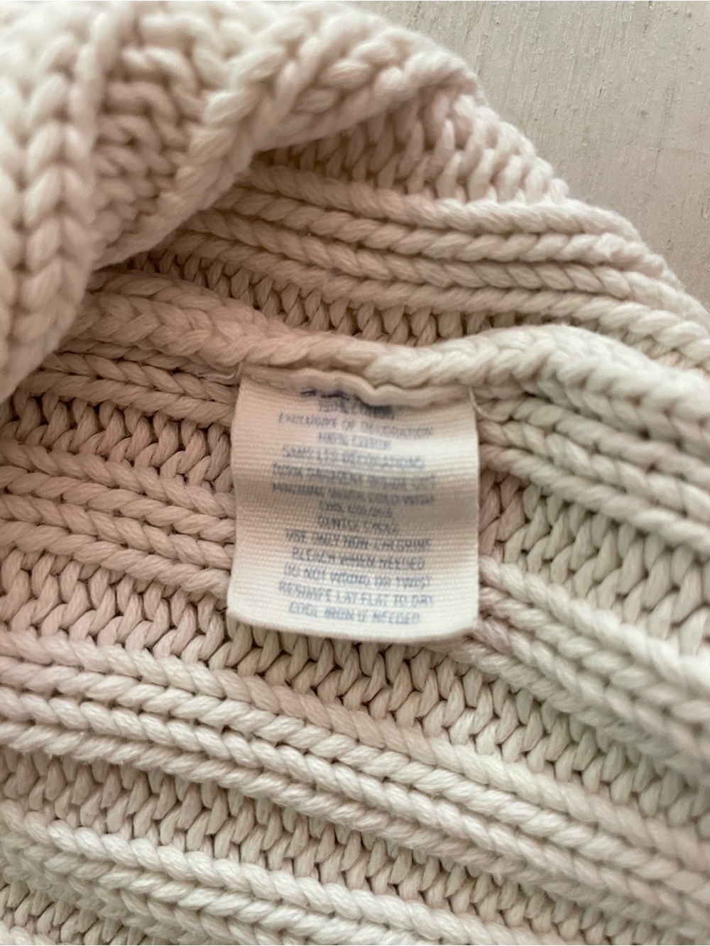 Aerie Cream Cable-Knit Button Front Short Sleeve Sweater Sz M 100% Cotton - Picture 3 of 6